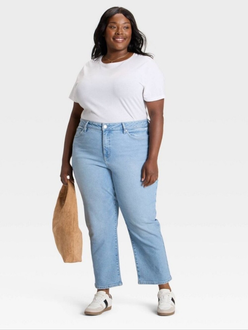 Ava & Viv | High-Rise Boyfriend Jeans -  Medium Wash